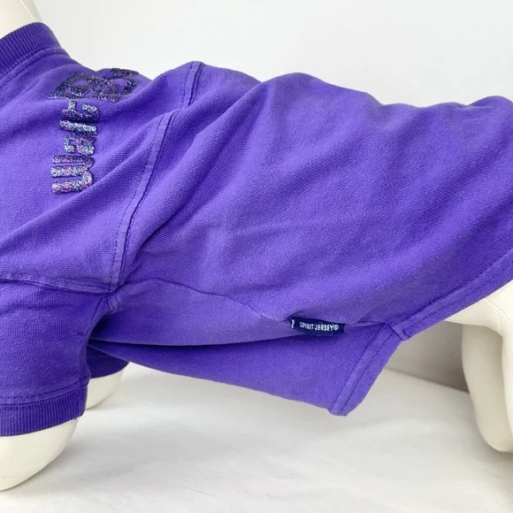 Disney Tails, WDW Spirit Jersey for Dog/Pup, Purple/Sparkle, Size Medium - Picture 3 of 9
